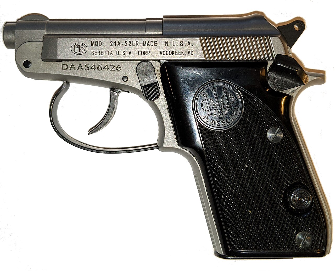 Beretta 21A Bobcat Technical Specifications and Dimensions