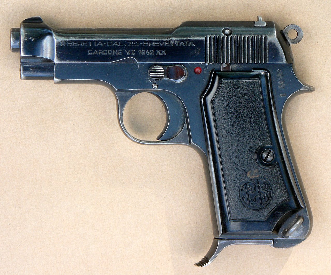 Beretta M1935 Technical Specifications and Dimensions