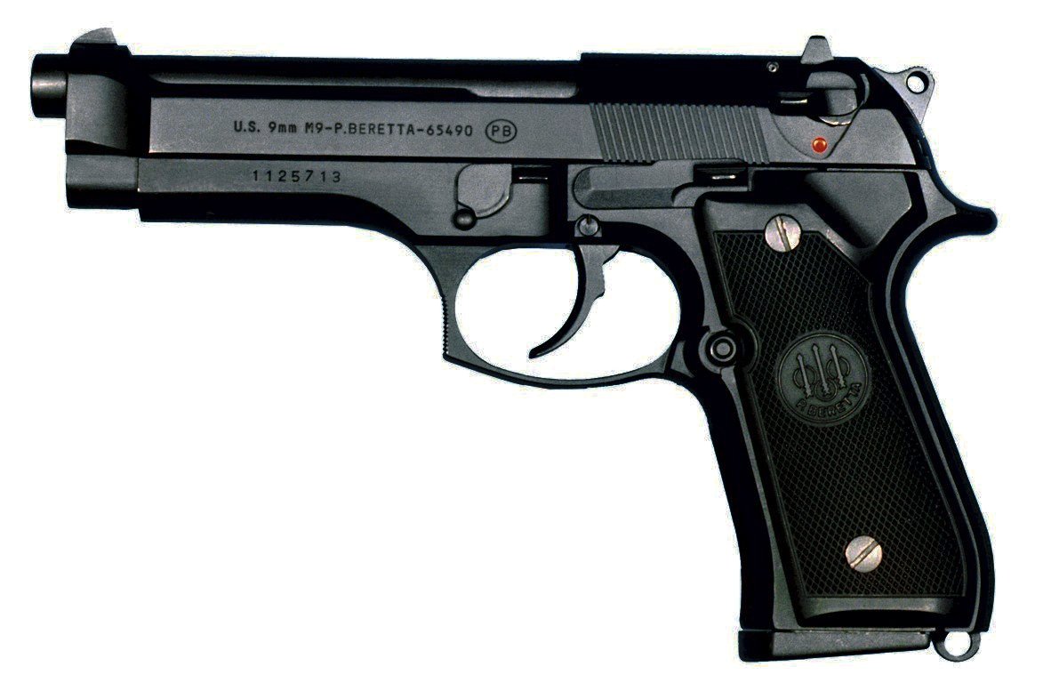 Beretta M9 Technical Specifications and Dimensions