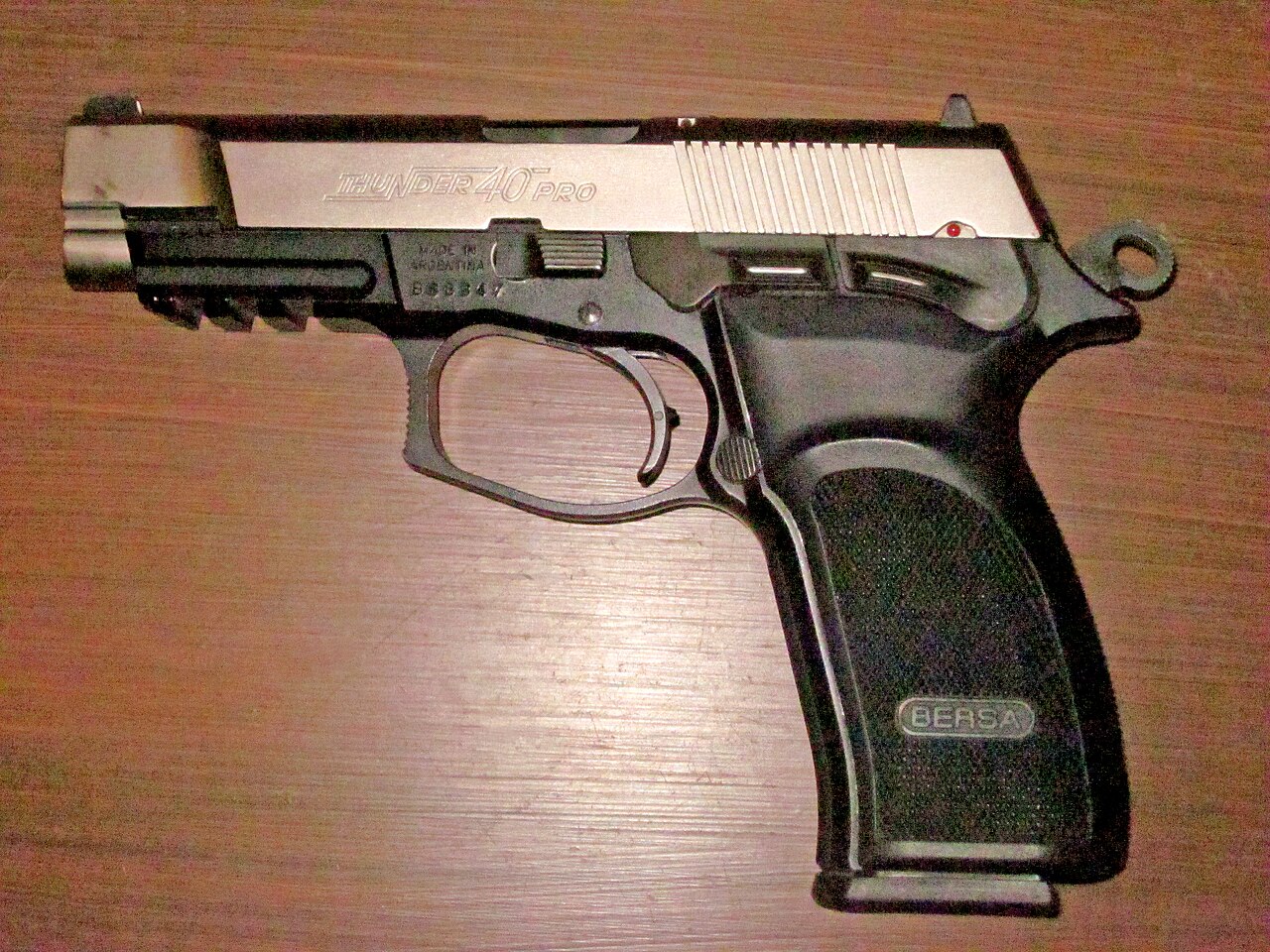 Bersa Thunder 9 Technical Specifications and Dimensions