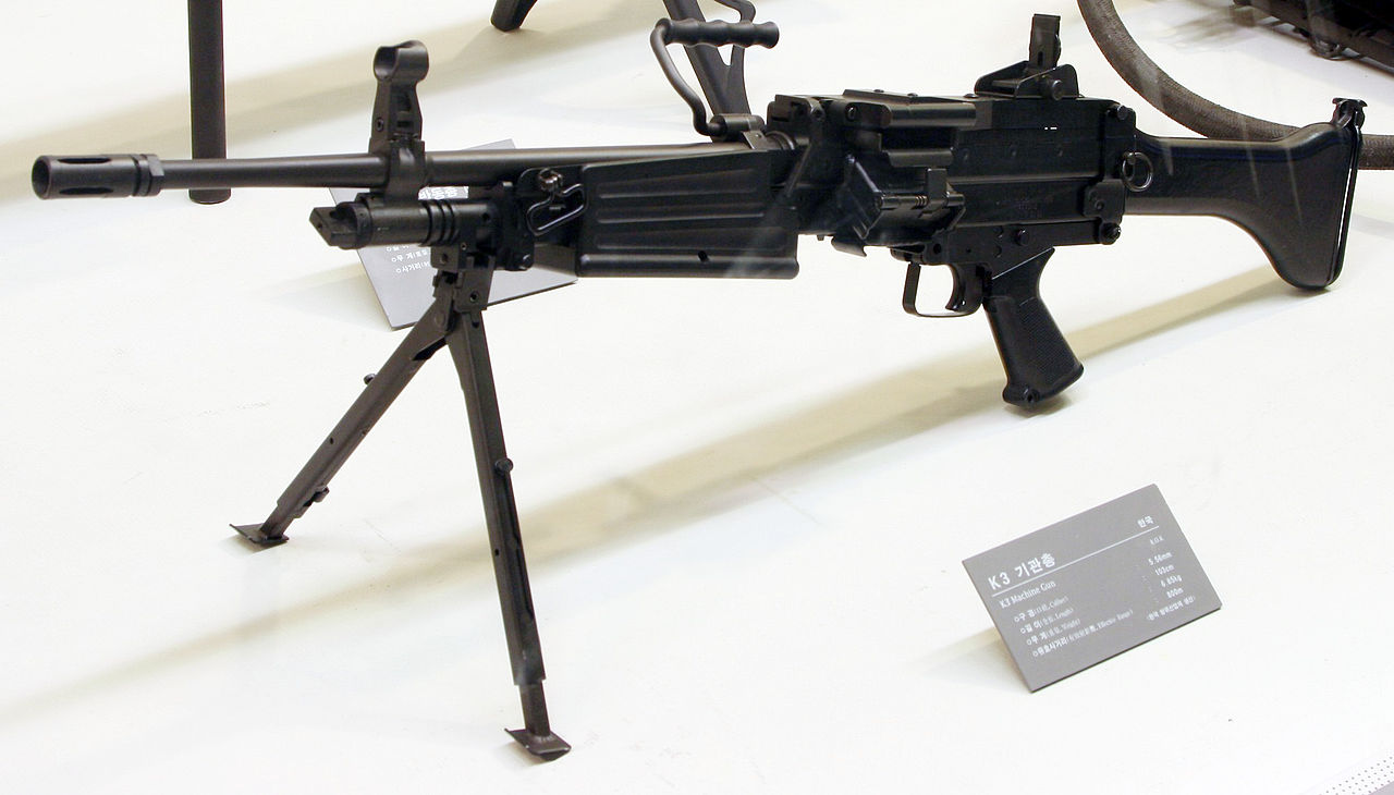 Daewoo Precision Industries K3 Technical Specifications and Dimensions