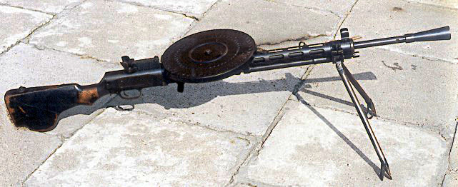 Degtyaryov machine gun Technical Specifications and Dimensions