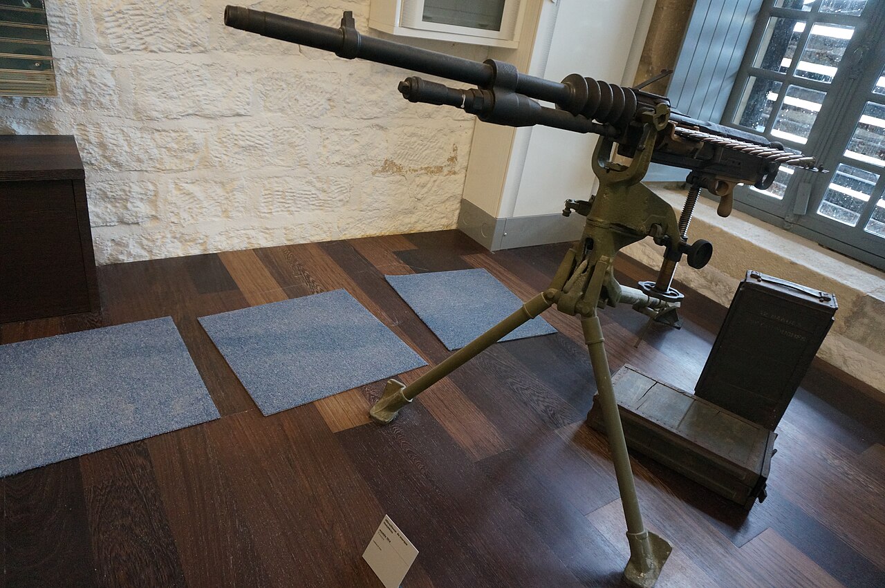 Hotchkiss Mle 1914 machine gun Technical Specifications and Dimensions