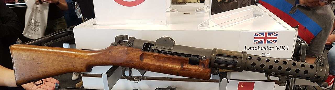 Lanchester submachine gun Technical Specifications and Dimensions