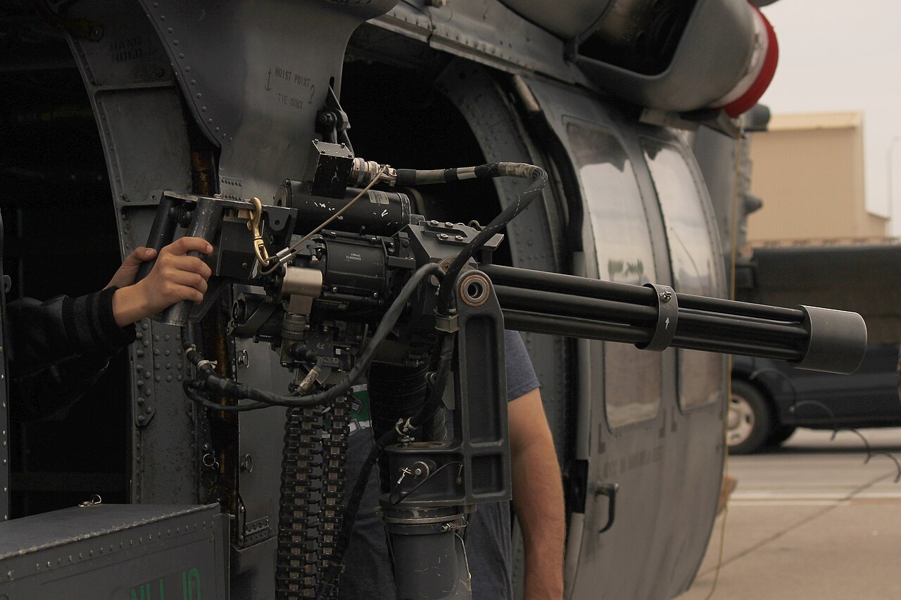 M134 Minigun Technical Specifications and Dimensions