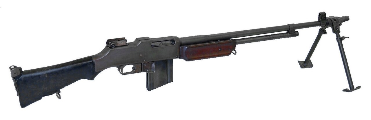 M1918 Browning automatic rifle Technical Specifications and Dimensions