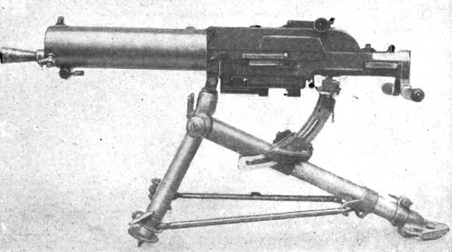 Schwarzlose machine gun Technical Specifications and Dimensions