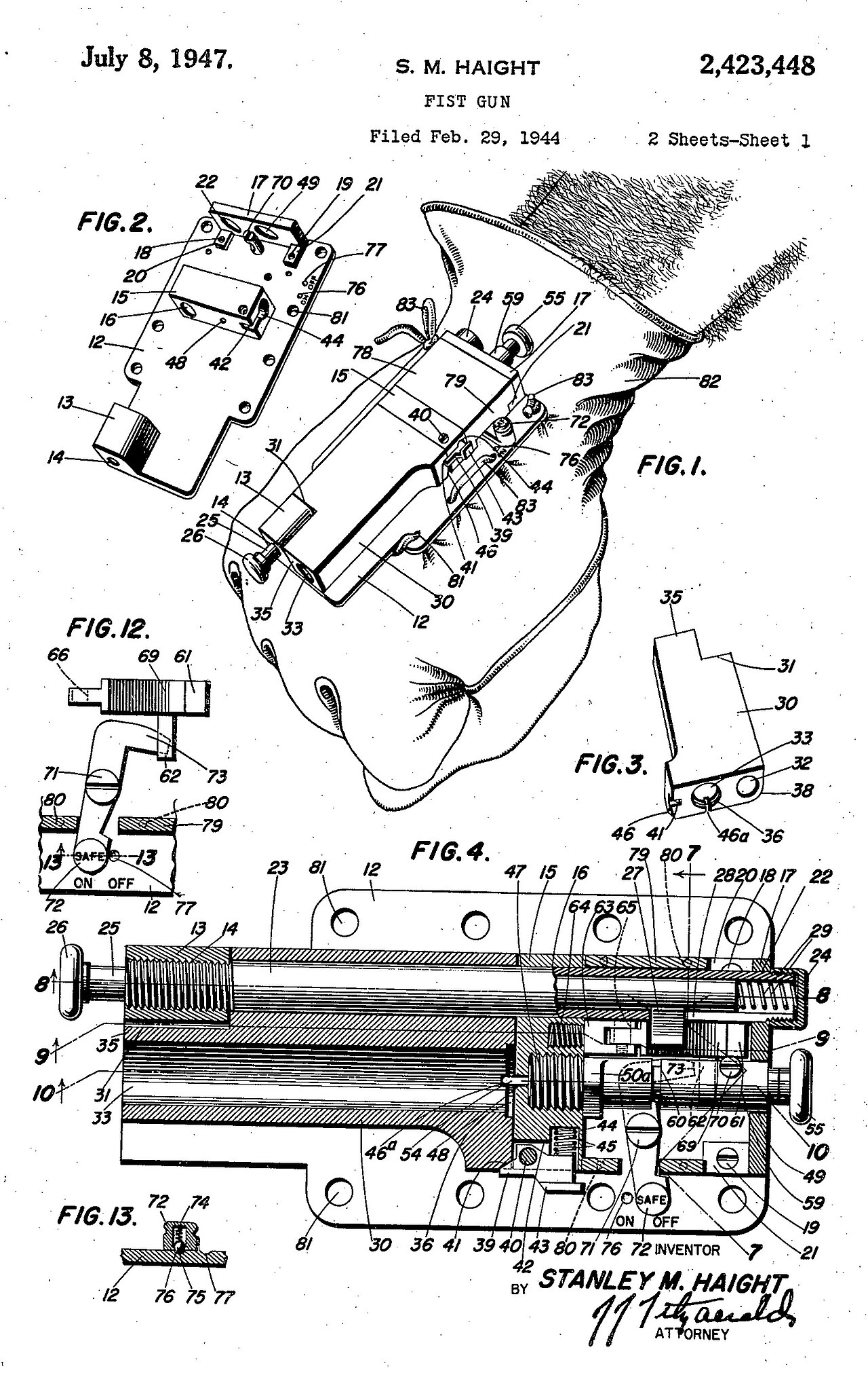 Sedgley OSS .38 Technical Specifications and Dimensions