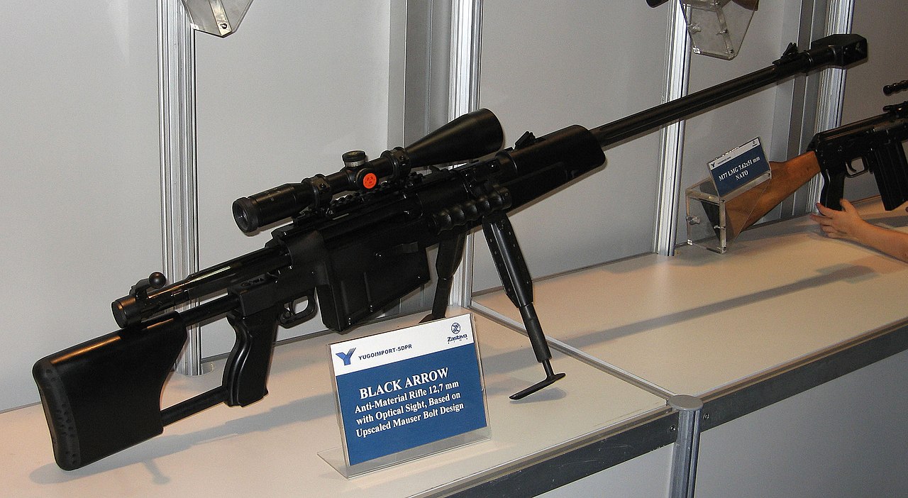Zastava M93 Black Arrow Technical Specifications and Dimensions